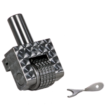 Numberall Model 70P. Model 70P Press Shank Numbering Head: Equipped with a standard press shank, the Model 70P is perfect for hand or power presses.