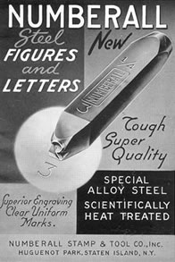 Numberall Ad 1939 Numberall Ad 1939
