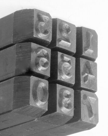 umberall’s Standard Hand Stamps are constructed of high-impact tool steel, precision heat-treated and tempered, for hard, continuous use and long life.