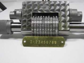 Model 83P Quick-Change Wheels Press-Shank Numbering Head - Image 3