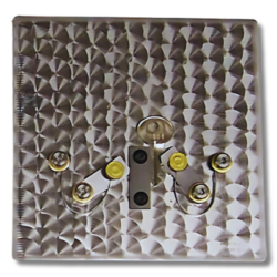 Universal Key Nest for Model 40B. For applications that require many different styles of key blanks, Numberall has a Universal Key Nest fixture that will adapt to most key blank styles. It is available in two styles.