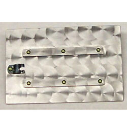 Numberall Model 113 Strip Holder. VThe Model 113 Strip Holder is a fixture that is able to hold rectangular-shaped tags. It is best used with long narrow tags.
