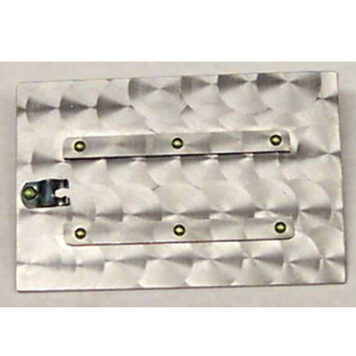 Numberall Model 113 Strip Holder. VThe Model 113 Strip Holder is a fixture that is able to hold rectangular-shaped tags. It is best used with long narrow tags.