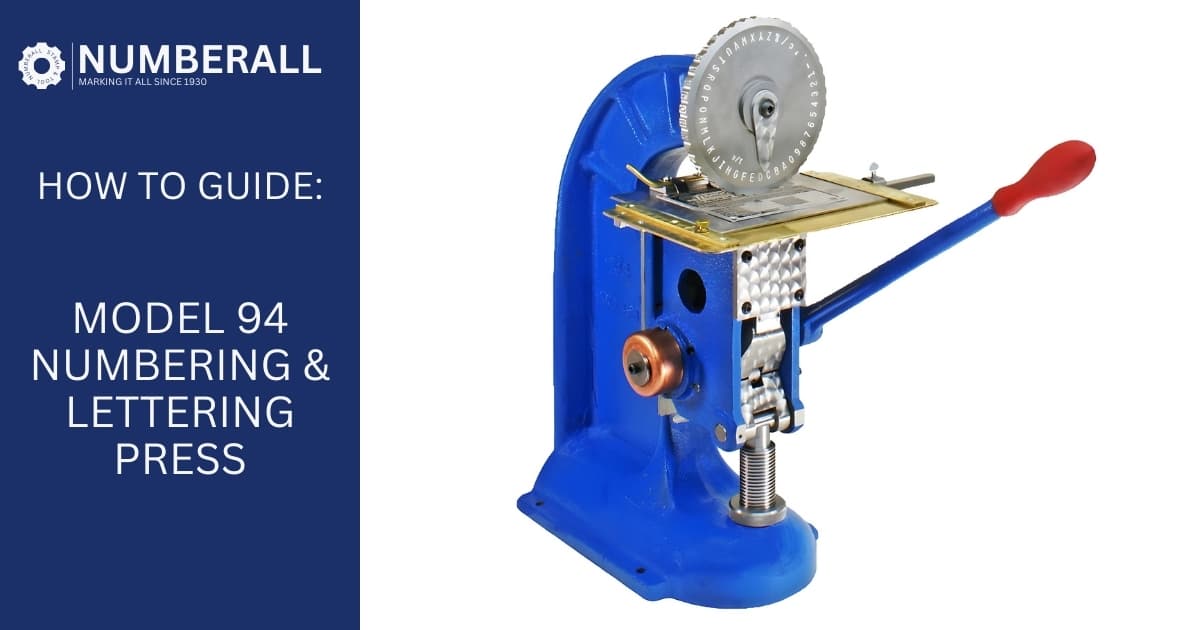 Hot Stamping Applications. Numberall Equipment Meets The Task