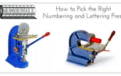 How to Pick the Right Numbering and Lettering Press