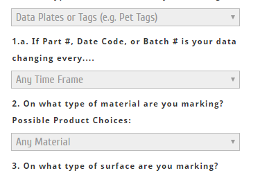 Find the Right Marking Device with Numberall’s Product Chooser