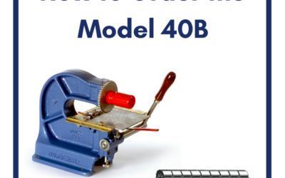 How to Order the Model 40B