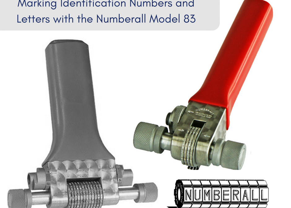 Marking Identification Numbers and Letters with the Numberall Model 83