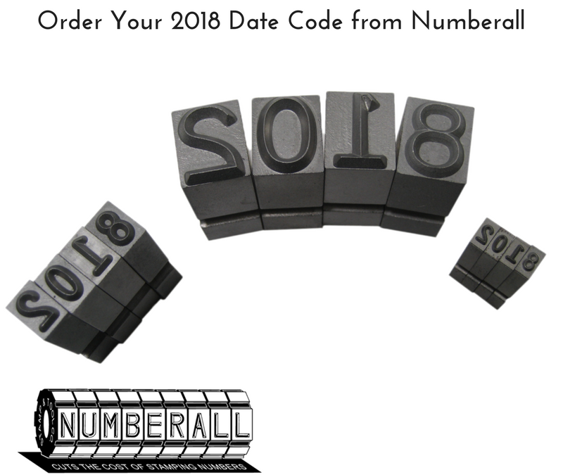Order Your 2018 Date Code from Numberall