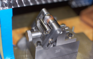 Model 301A Roll Marking Press - Custom Fixture - Marking Coin Edges