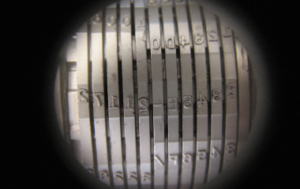 Curved Line Numbering Wheels