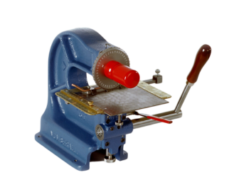 Model 40B Numbering & Lettering Press Numberall sells bench top presses to indent tags