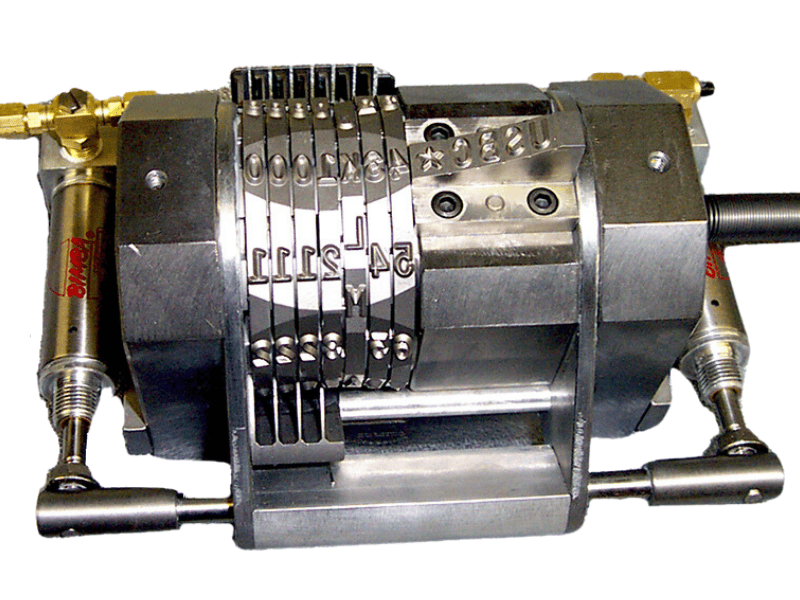 Custom Model 250P Numbering Head - Curved Surface Stamping Custom Model 250P Numbering Head - Curved Surface Stamping