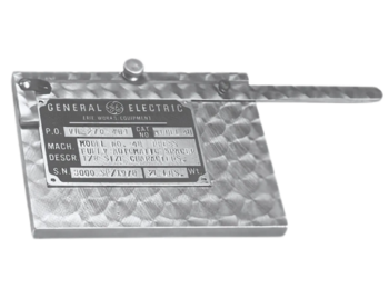 Model 110 Universal Name Plate Holder Quickly stamp your parts using our universal holder
