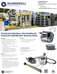 Security Seal Industry Case Study Security Seal Industry Case Study