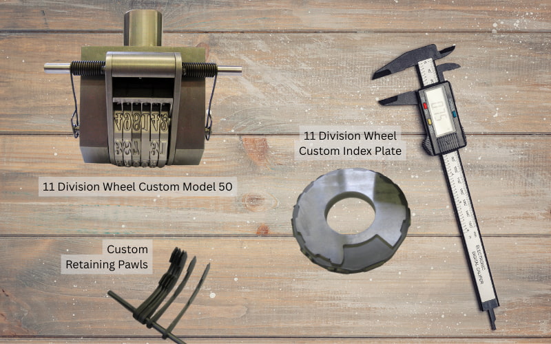 Old Numbering Machines? Our 11 Division Wheel Can Fix Those, Too