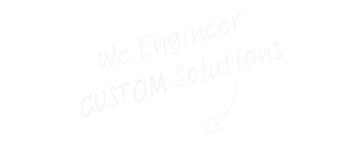 engineer custom solutions white text