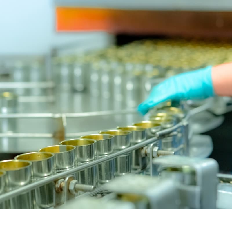 Food Beverage Industry Marking Metal Cans