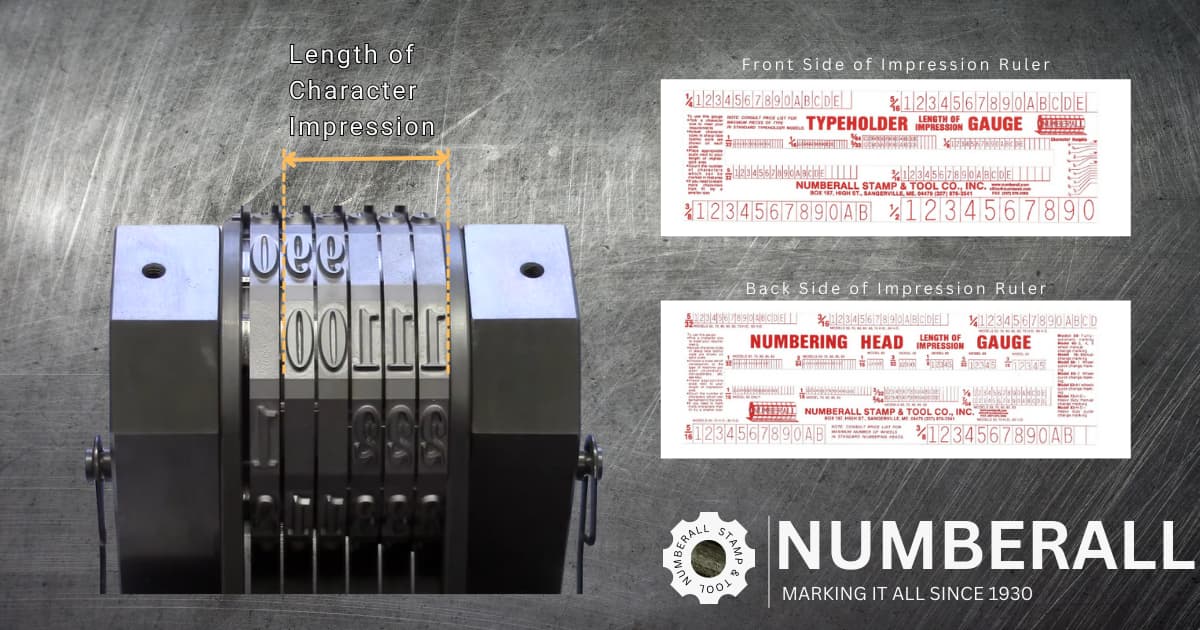 Numberall Length Impression Ruler 1200x630 How to Make Your Indent Marking Equipment Last with Character Cleaning Picks