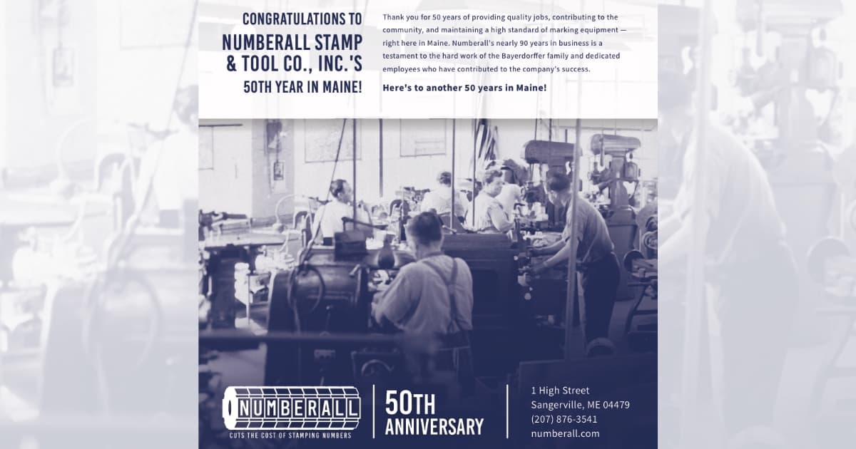 Hot Stamping Applications. Numberall Equipment Meets The Task